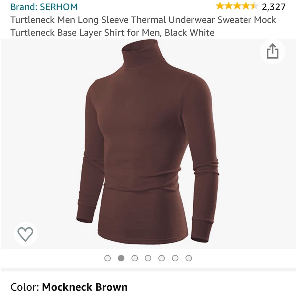 Thermal shirt great for outdoors- size small